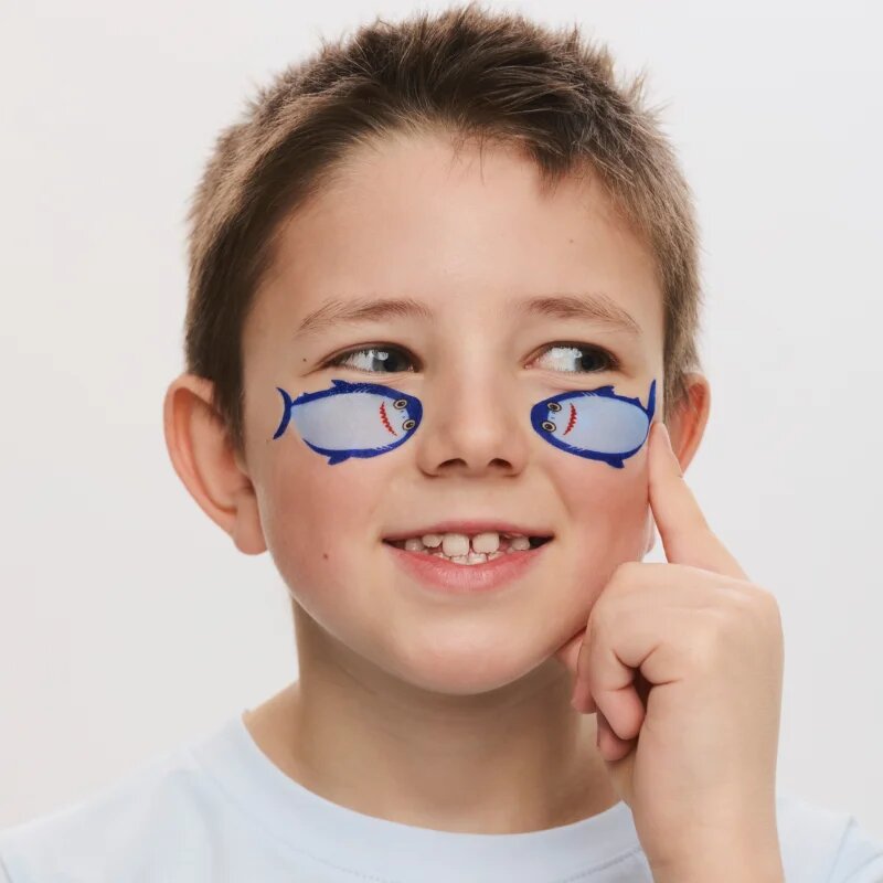 SUNEWMED+ Family Eye Patches regeneracijske hidrogel blazinice za predel pod očmi s ceramidi 4x2 kos