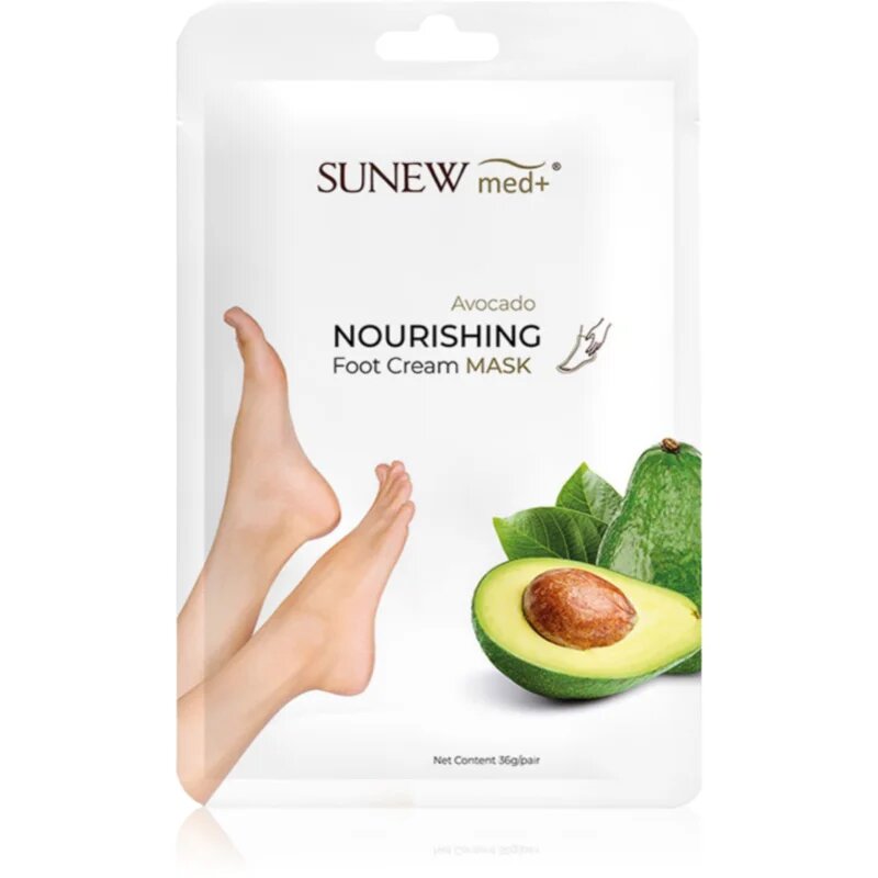 SUNEWMED+ Moisturising Foot Mask with Avocado Oil vlažilne nogavice za stopala 1 par