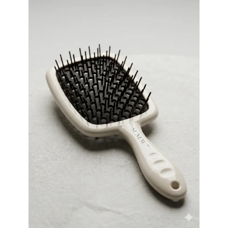 SUNEWMED+ Silk & Glow Detangling Hair Brush krtača za lase za lažje razčesavanje las 1 kos