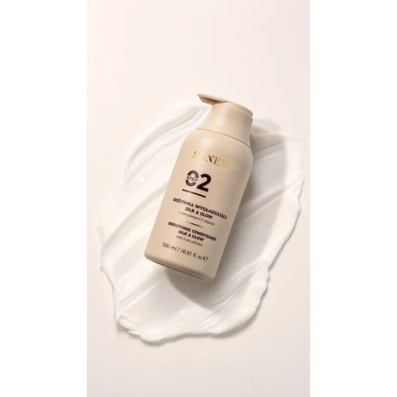 SUNEWMED+ Silk & Glow Repairing Conditioner gladilni balzam za sijaj in mehkobo las 500 ml
