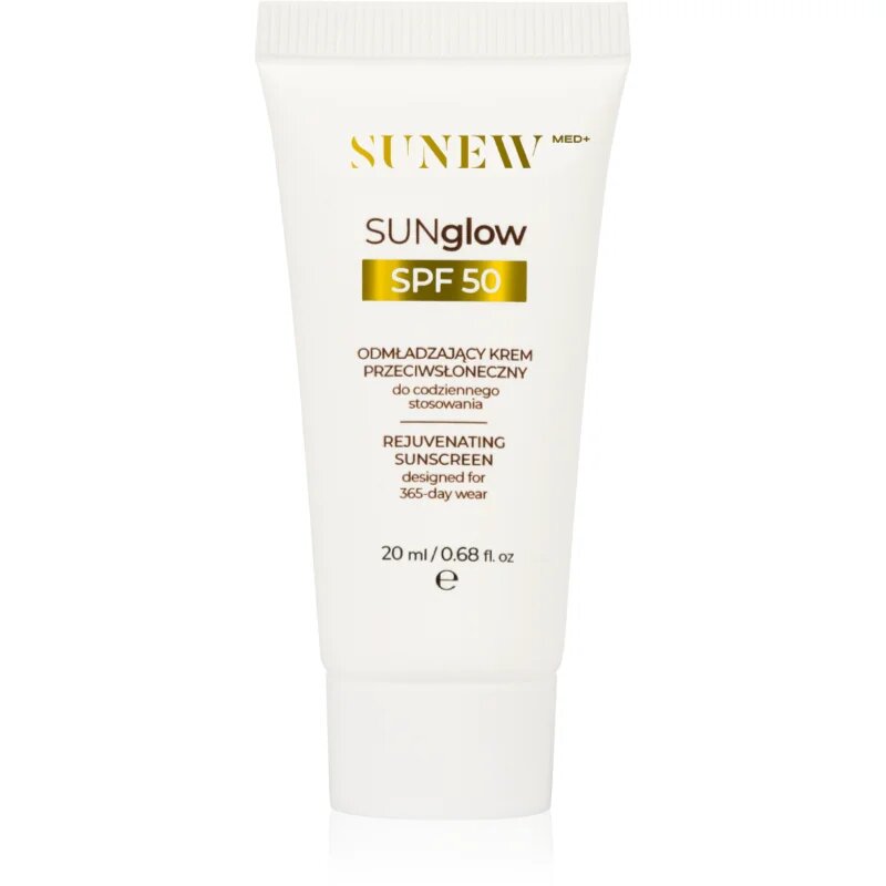 SUNEWMED+ SUNglow Anti-Aging Face Sunscreen SPF 50 krema za sončenje s pomlajevalnim učinkom SPF 50 20 ml