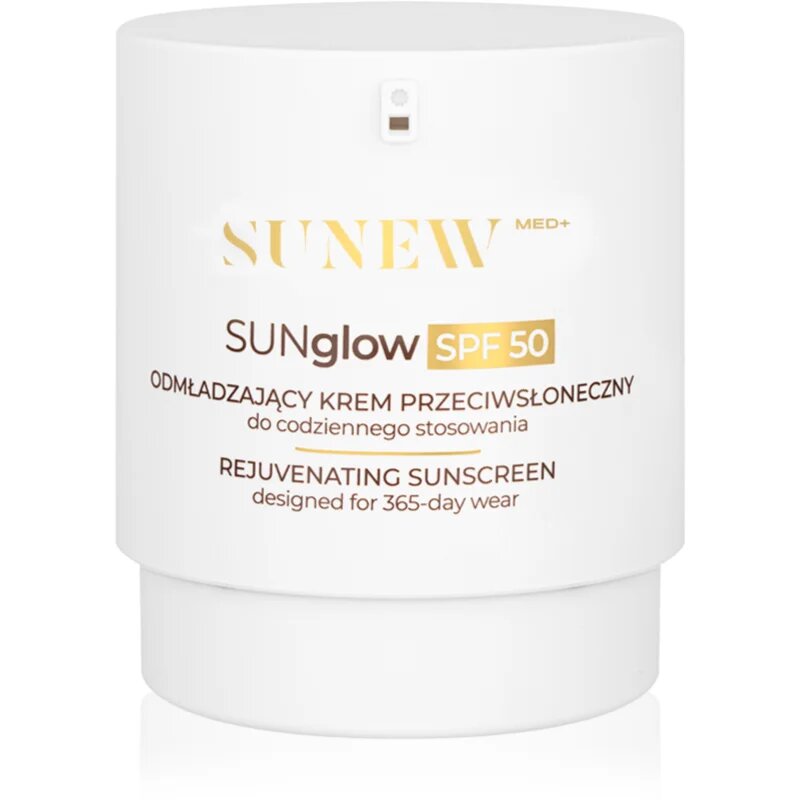 SUNEWMED+ SUNglow Anti-Aging Face Sunscreen SPF 50 krema za sončenje s pomlajevalnim učinkom SPF 50 50 ml