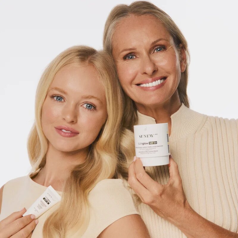 SUNEWMED+ SUNglow Anti-Aging Face Sunscreen SPF 50 krema za sončenje s pomlajevalnim učinkom SPF 50 50 ml