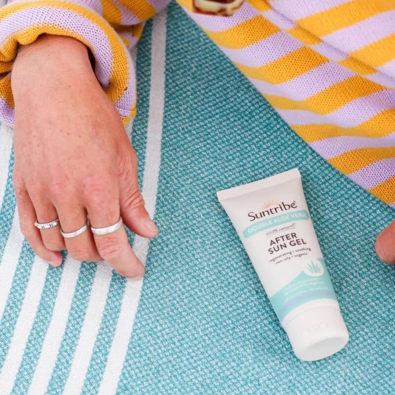 Suntribe After Sun Gel pomirjajoč gel po sončenju 100 ml
