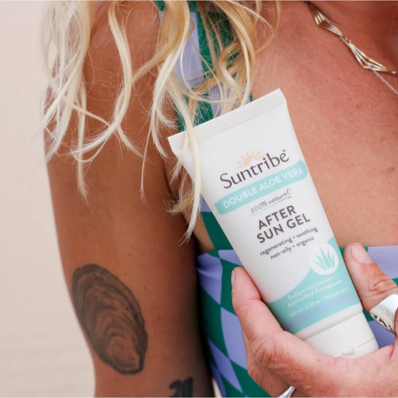 Suntribe After Sun Gel pomirjajoč gel po sončenju 100 ml
