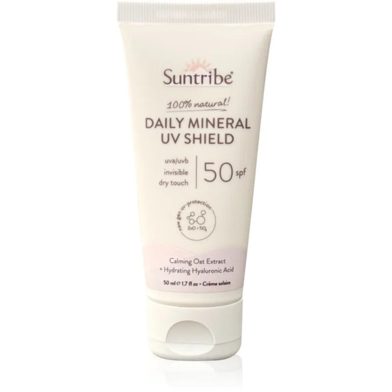 Suntribe Daily Mineral UV Shield mineralna krema za sončenje SPF 50 50 ml