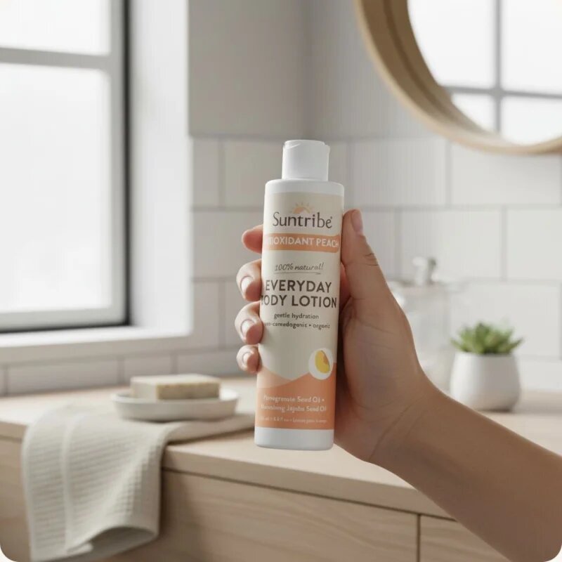 Suntribe Everyday Body Lotion Antioxidant Peach vlažilni losjon za telo 200 ml