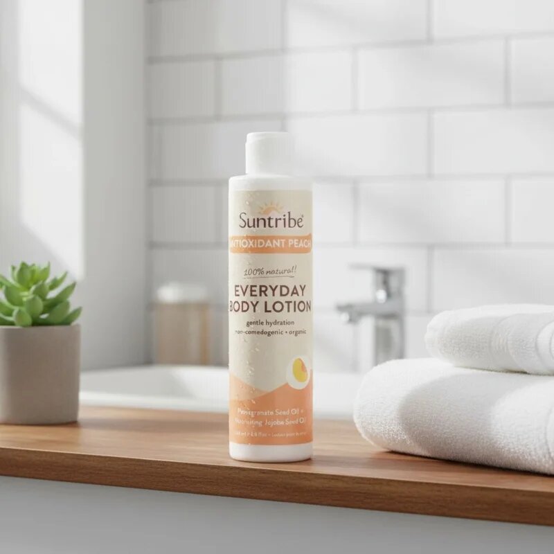 Suntribe Everyday Body Lotion Antioxidant Peach vlažilni losjon za telo 200 ml