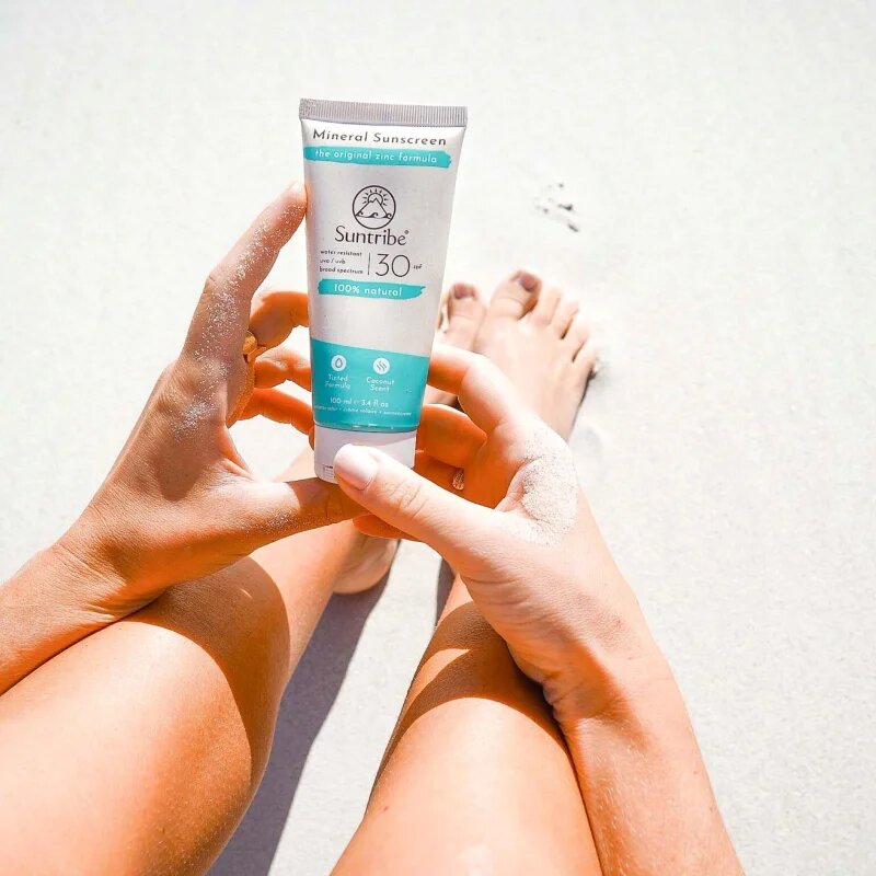 Suntribe Mineral Sunscreen krema za sončenje z minerali SPF 30 100 ml