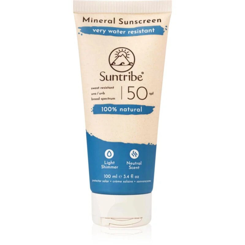 Suntribe Mineral Sunscreen mineralna zaščitna krema za obraz in telo SPF 50 100 ml