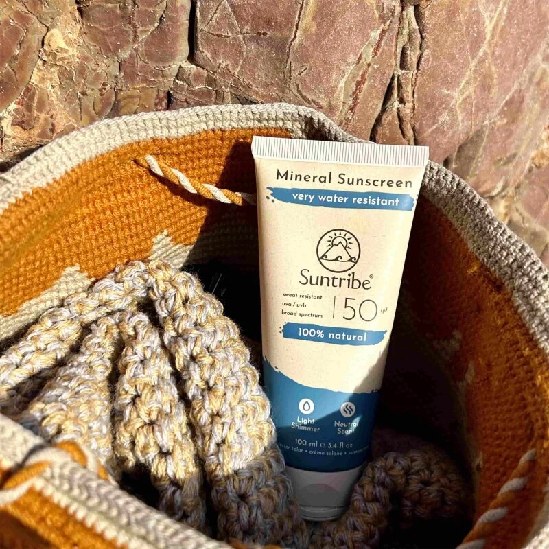 Suntribe Mineral Sunscreen mineralna zaščitna krema za obraz in telo SPF 50 100 ml