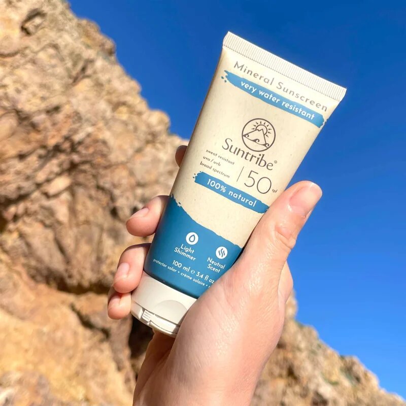 Suntribe Mineral Sunscreen mineralna zaščitna krema za obraz in telo SPF 50 100 ml