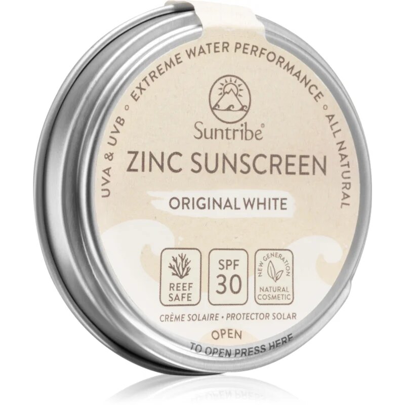 Suntribe Zinc Sunscreen mineralna zaščitna krema za obraz in telo SPF 50 Original White 45 g