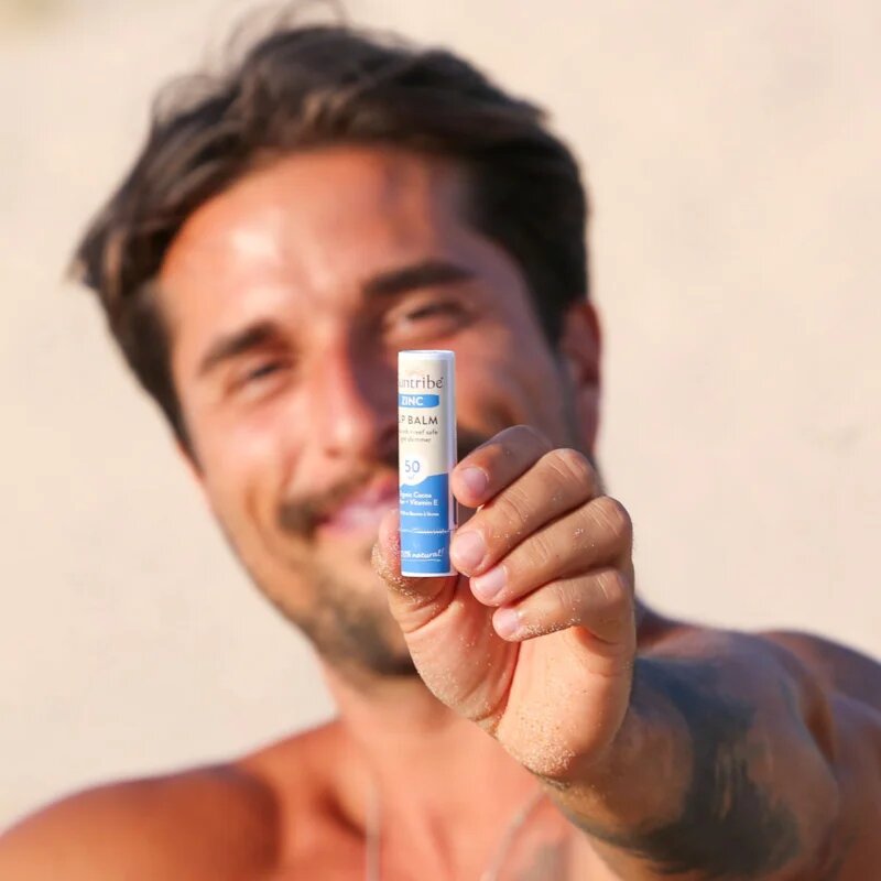 Suntribe Zinc zaščitni balzam za ustnice s cinkom SPF 50 5 g