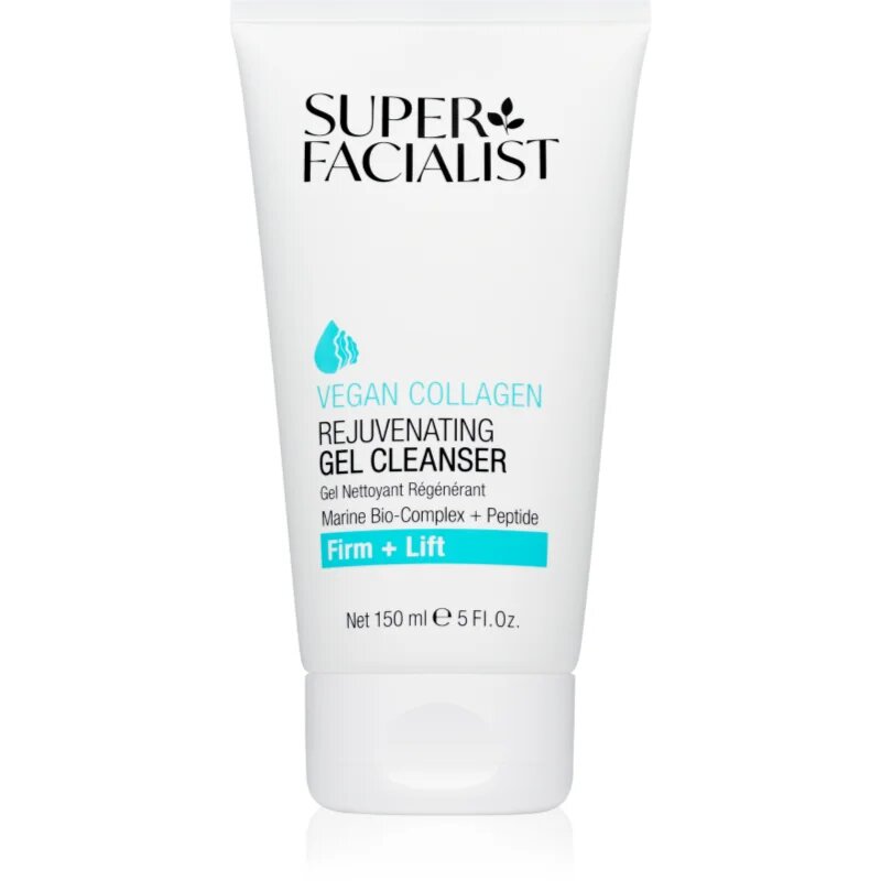 Super Facialist Vegan Collagen globoko čistilni gel za učvrstitev obraza 150 ml