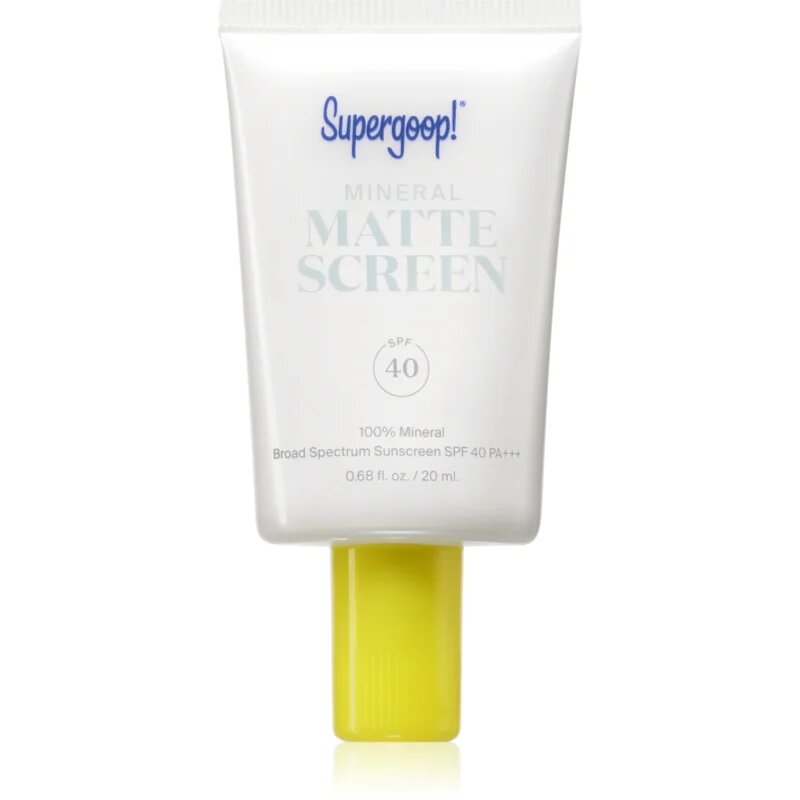 Supergoop! Mattescreen mineralna krema SPF 40 20 ml