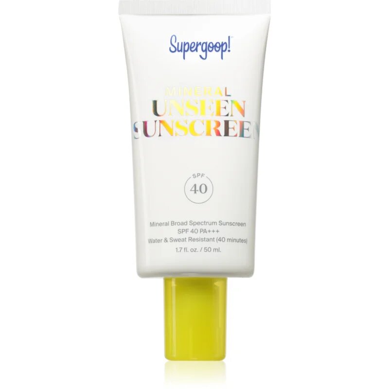 Supergoop! Mineral Unseen Sunscreen mineralna krema za sončenje SPF 40 50 ml