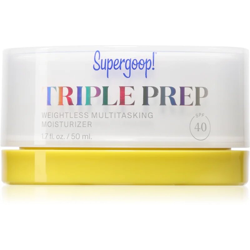 Supergoop! Triple Prep vlažilna krema SPF 40 50 ml