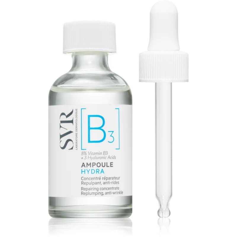 SVR Ampoule [B3] Hydra vlažilni serum proti gubam 30 ml