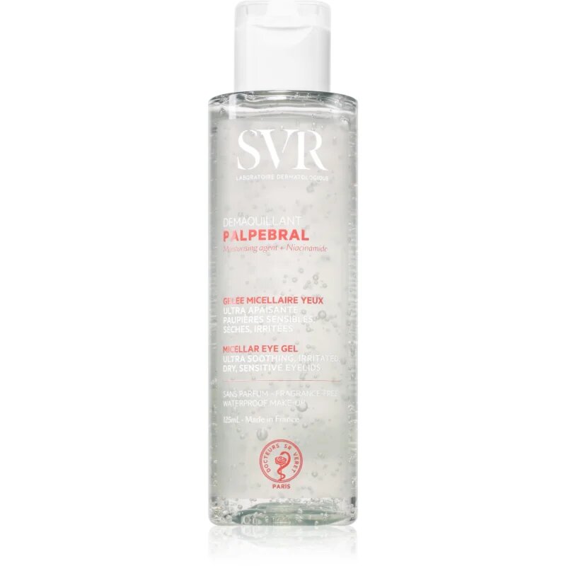 SVR PALPEBRAL Micellar Eye Gel pomirjajoči micelarni gel za odstranjevanje ličil za oči 125 ml