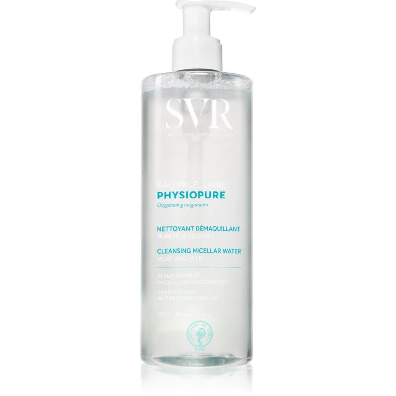SVR Physiopure Eau Micellaire nežna čistilna micelarna voda za obraz in predel okoli oči 400 ml