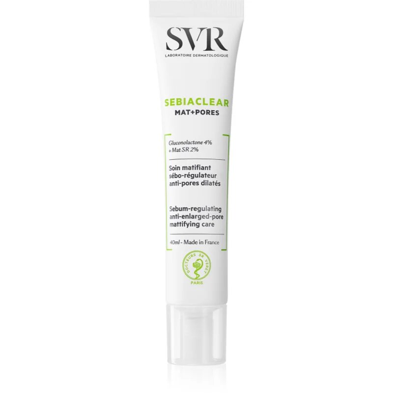 SVR Sebiaclear Mat+Pores matirajoči fluid za regulacijo sebuma 40 ml