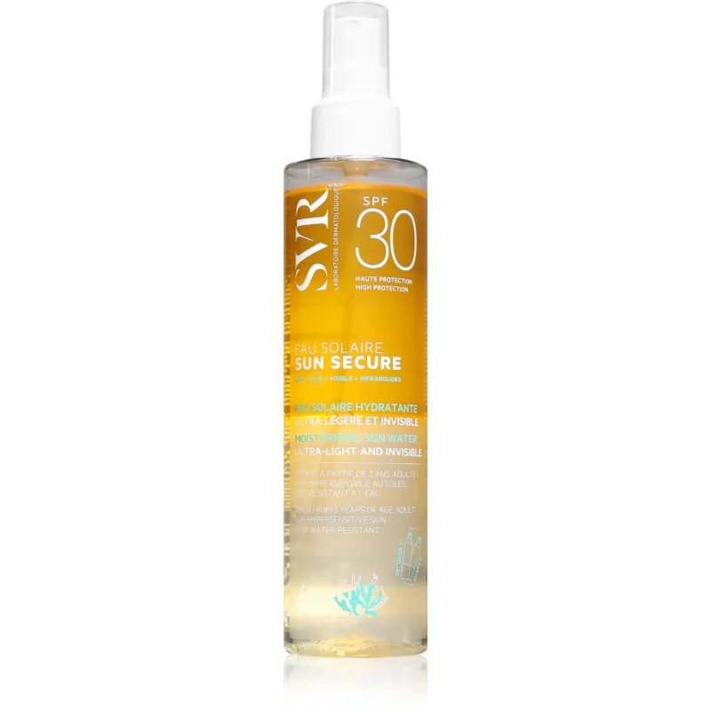 SVR Sun Secure Sun Water nežno pršilo za sončenje SPF 30 200 ml