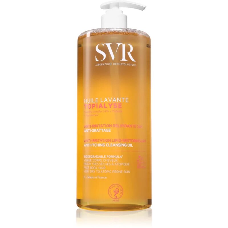 SVR Topialyse čistilno micelarno olje za suho do atopijsko kožo 1000 ml