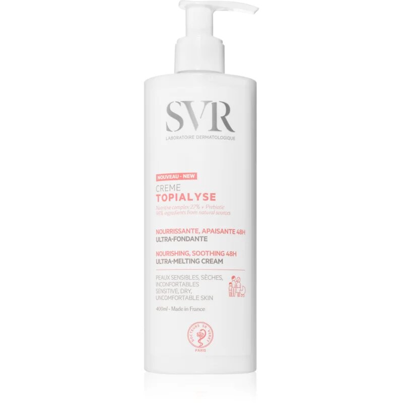 SVR Topialyse intenzivno hranilna krema za občutljivo kožo 400 ml