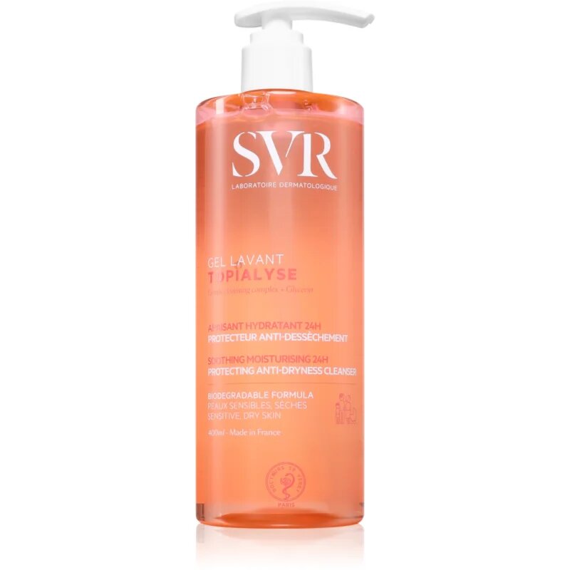 SVR Topialyse vlažilen gel za prhanje 400 ml