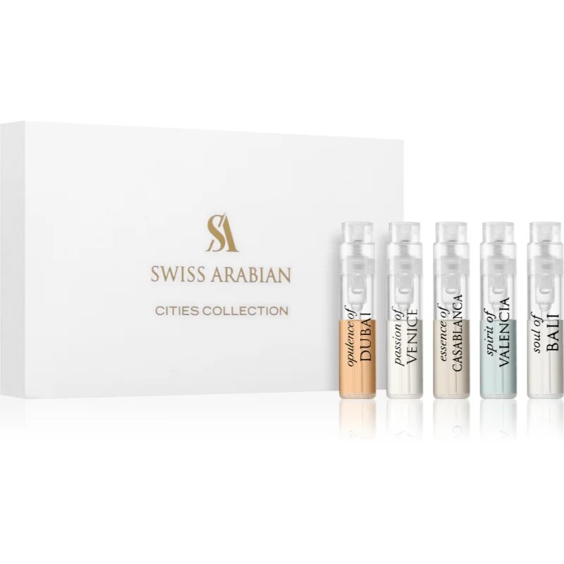 Swiss Arabian Cities Collection set uniseks 5x1.7 ml