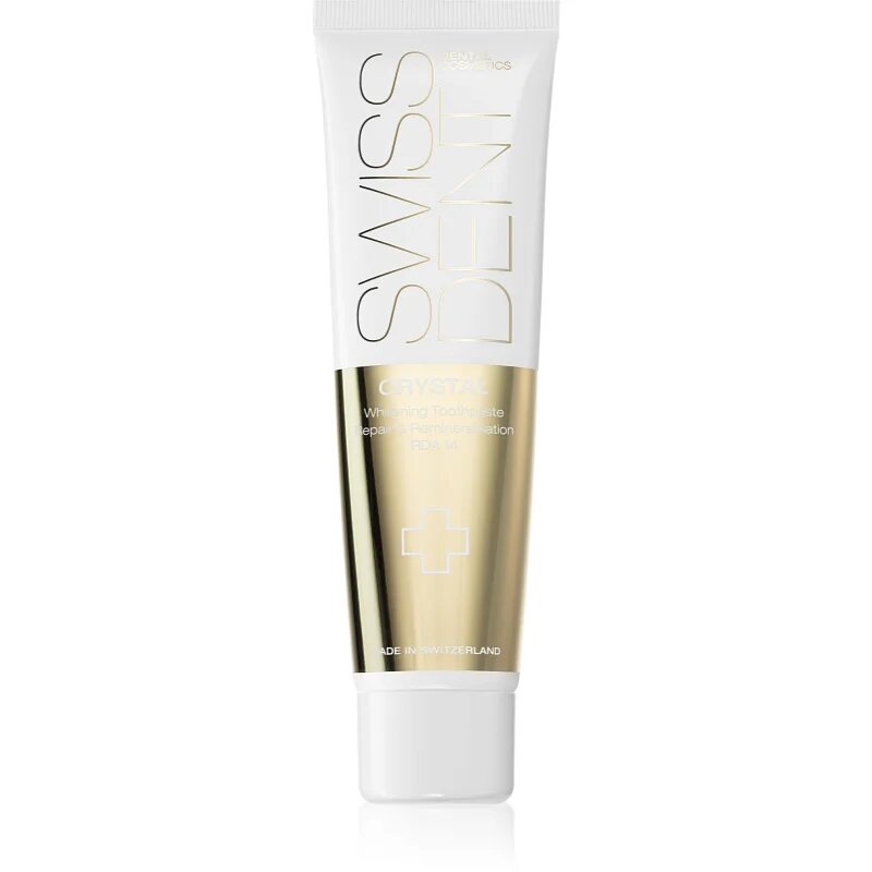 Swissdent Crystal Repair and Remineralisation remineralizacijska zobna pasta z belilnim učinkom 100 ml