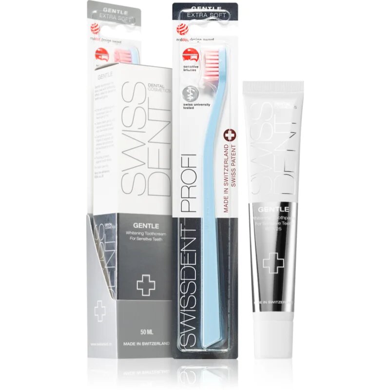 Swissdent Gentle Combo Pack set za popolnoma čiste zobe Mint
