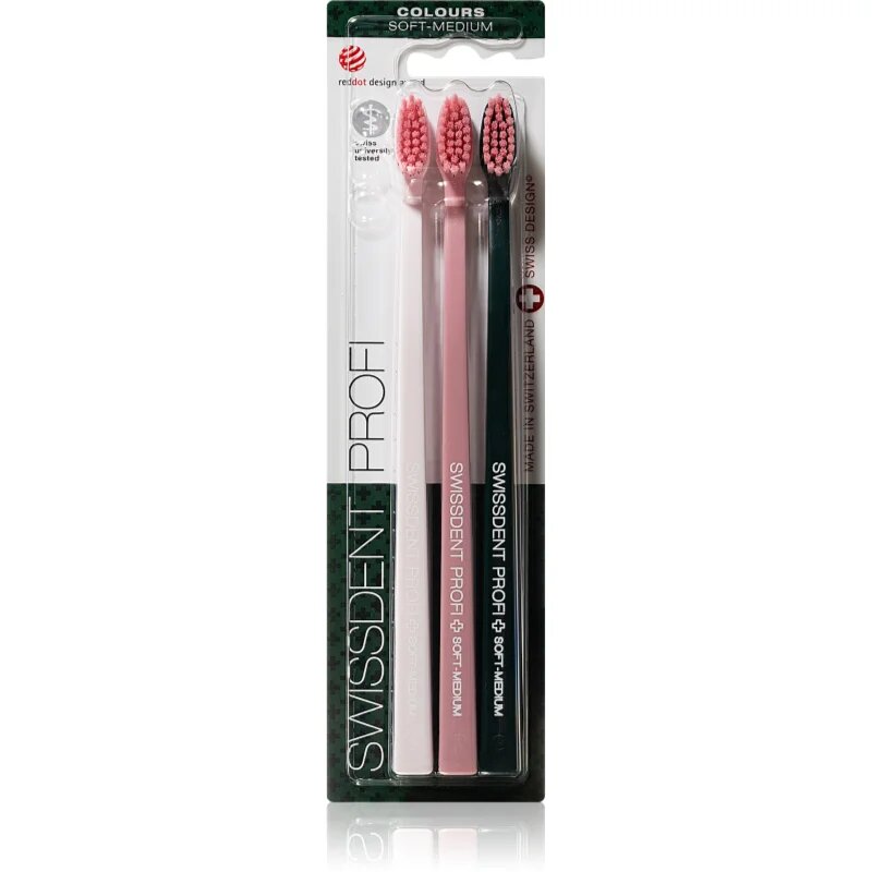 Swissdent Profi Trio zobne ščetke soft 3 kos