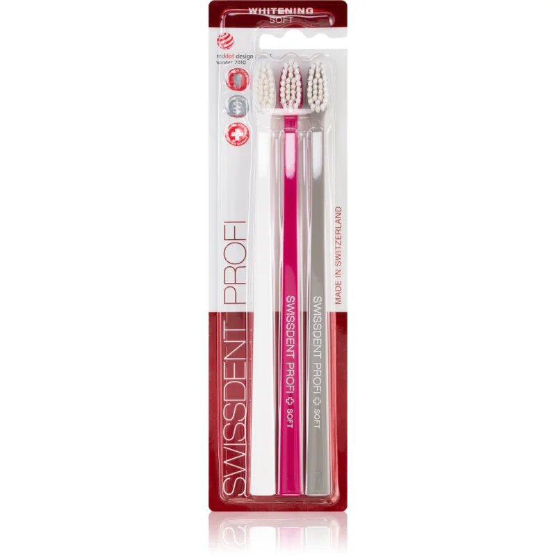 Swissdent Profi Whitening zobne ščetke soft 3 kos
