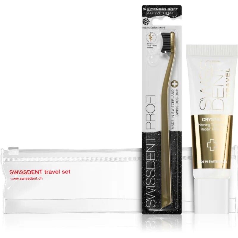 Swissdent Travel Set Crystal Potovalni set za zobe