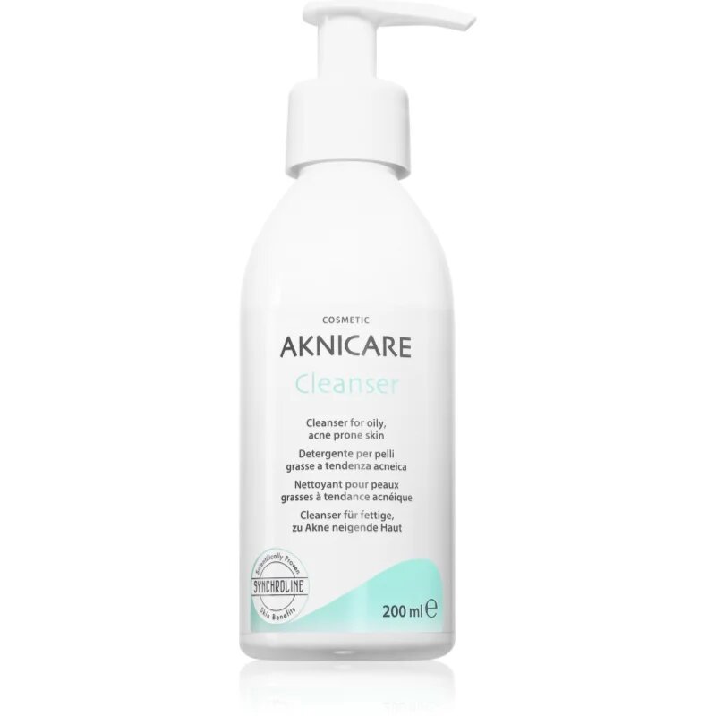 Synchroline Aknicare Cleanser čistilni gel za regulacijo sebuma za problematično kožo akne 200 ml
