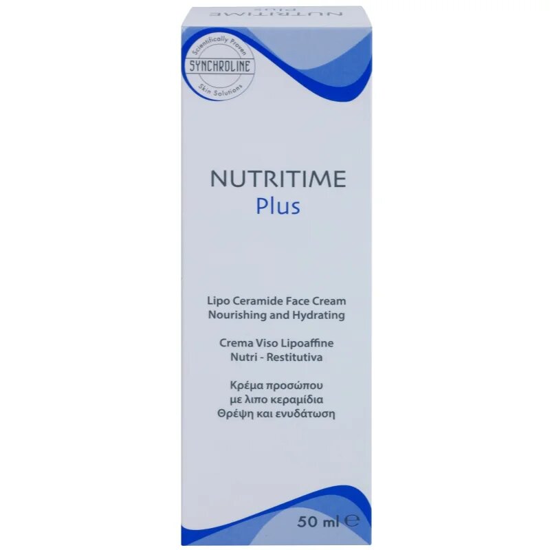 Synchroline Nutritime Plus hranilna in vlažilna krema s ceramidi 50 ml