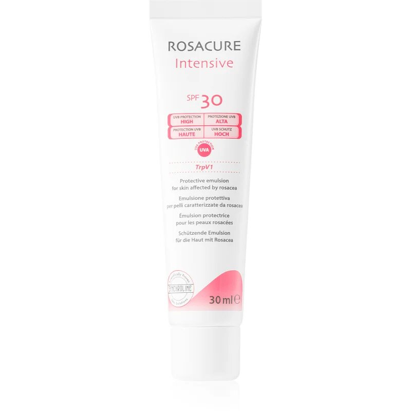 Synchroline Rosacure Intensive zaščitna emulzija za občutljivo kožo nagnjeno k rdečici SPF 30 30 ml