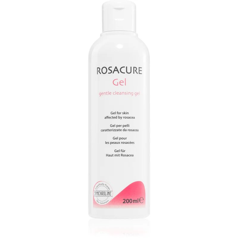 Synchroline Rosacure nežni čistilni gel za občutljivo kožo nagnjeno k rdečici 200 ml