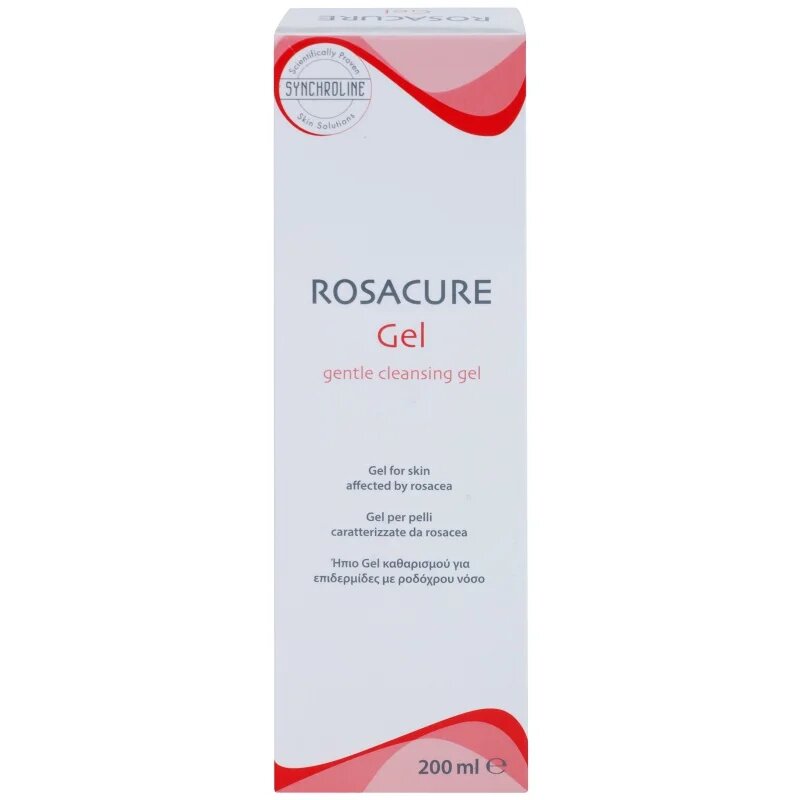 Synchroline Rosacure nežni čistilni gel za občutljivo kožo nagnjeno k rdečici 200 ml