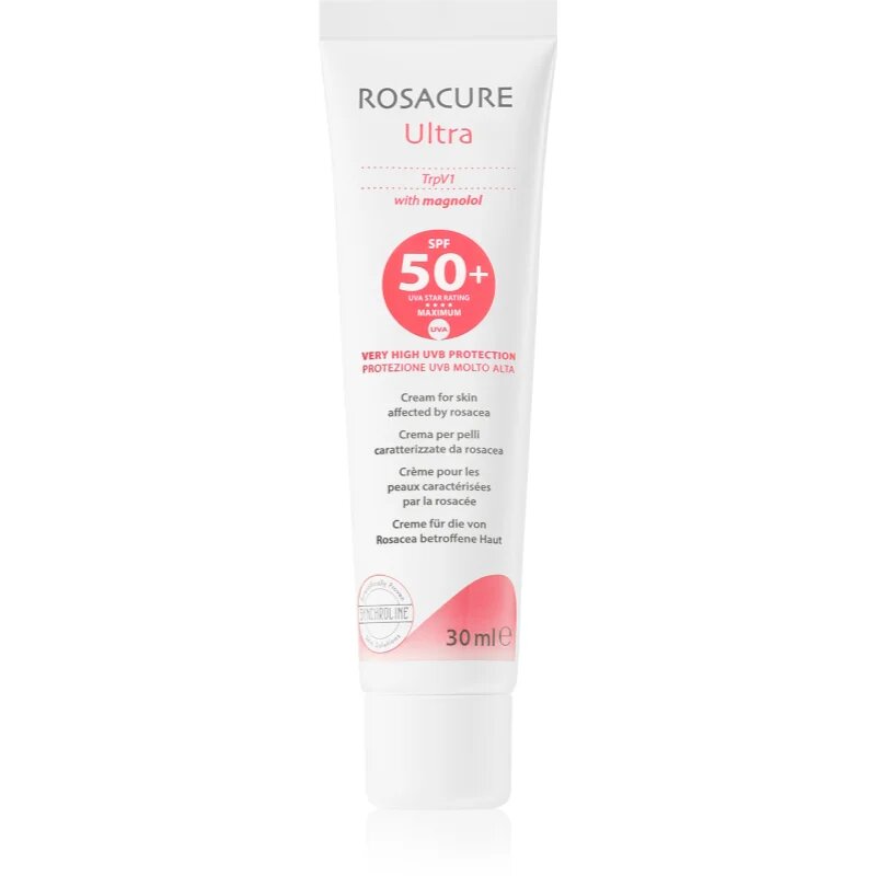 Synchroline Rosacure Ultra zaščitna krema za občutljivo kožo nagnjeno k rdečici SPF 50+ 30 g