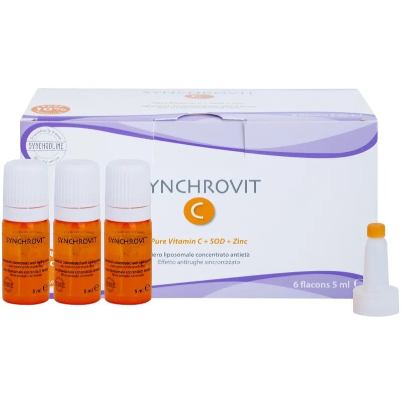 Synchroline Synchrovit C liposomalni serum proti staranju kože 6x5 ml