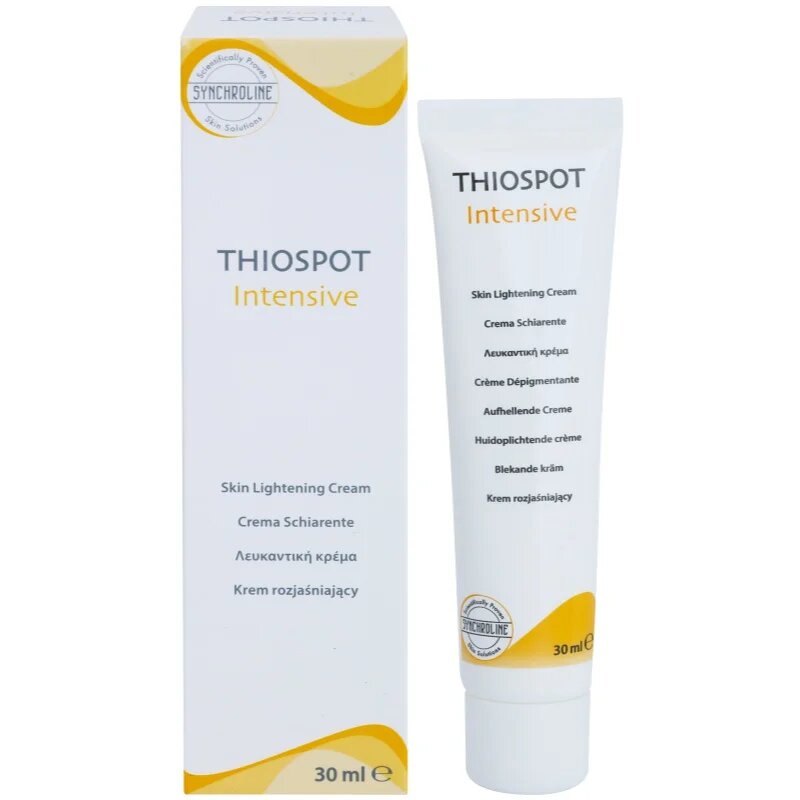 Synchroline Thiospot Intensive krema za posvetljevanje za kožo s hiperpigmentacijo 30 ml