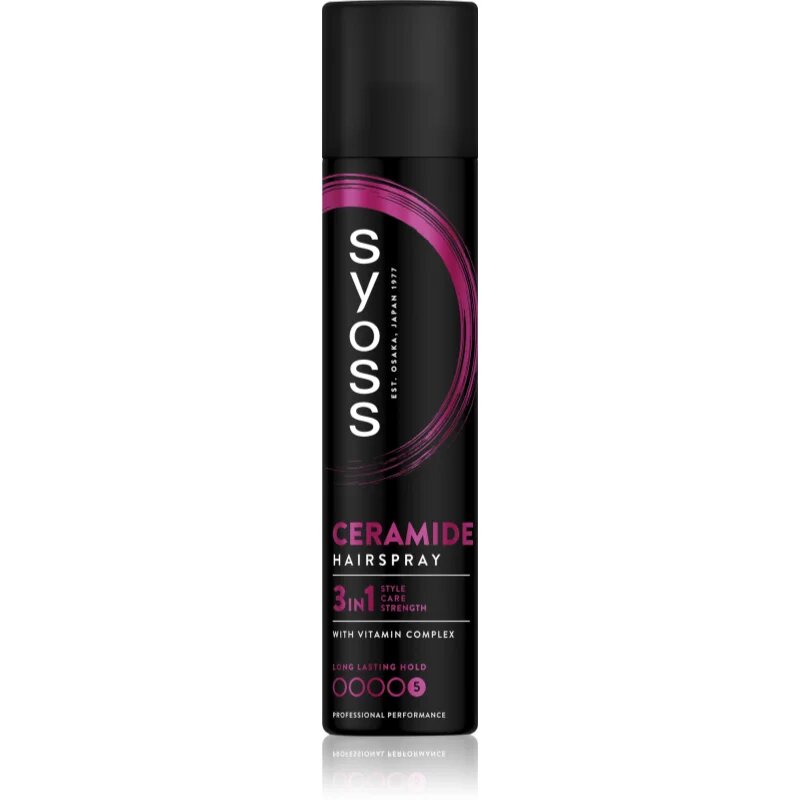 Syoss Ceramide Hairspray lak za lase z ekstra močnim utrjevanjem 300 ml