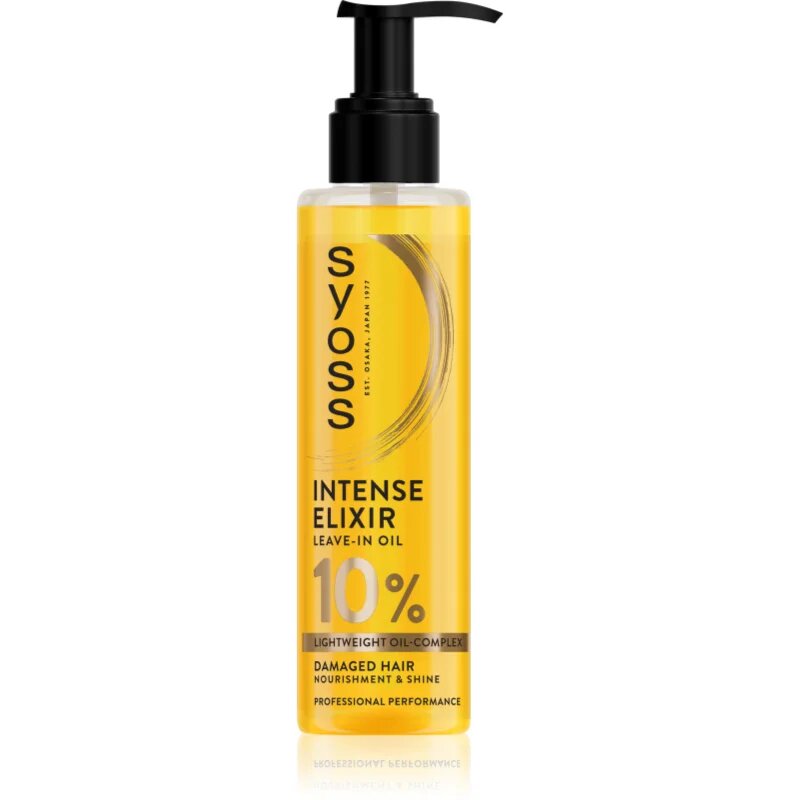 Syoss Intense Elixir Leave-in Oil oljna nega za poškodovane lase 100 ml