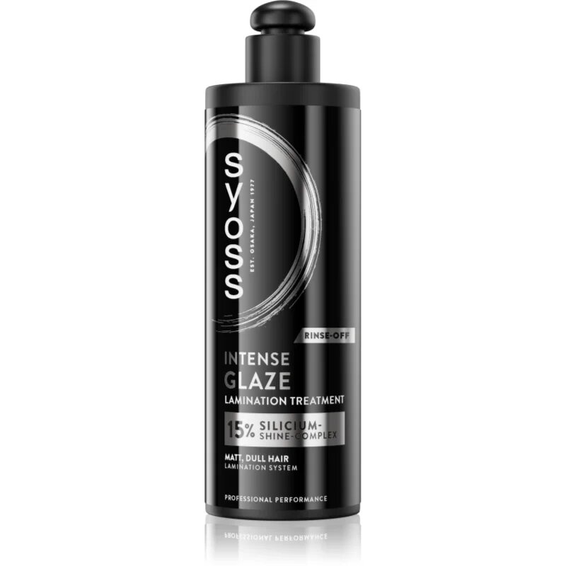 Syoss Intense Glaze Lamination Treatment intenzivna nega za sijaj in mehkobo las 200 ml