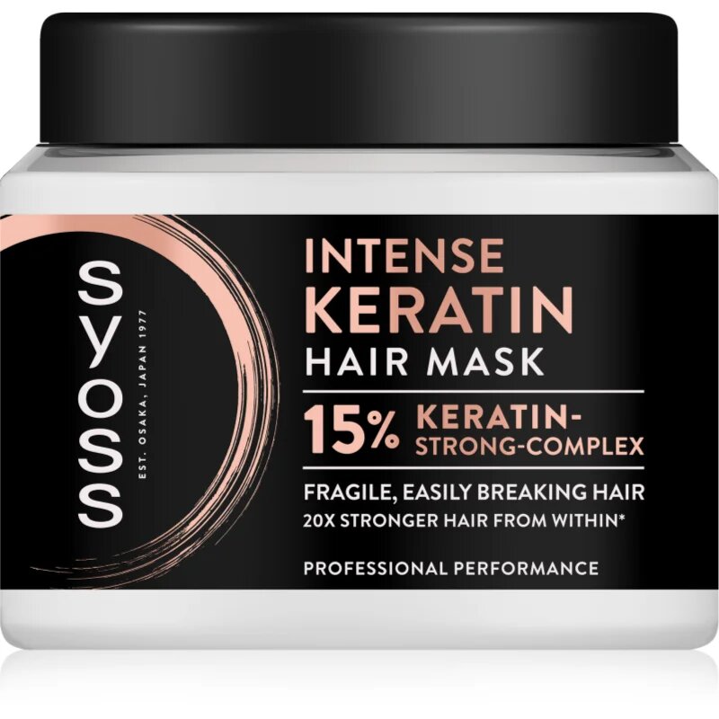 Syoss Intense Keratin intenzivna maska za lase s keratinom 400 ml