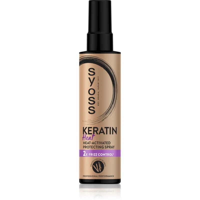 Syoss Keratin Heat zaščitno pršilo za toplotno oblikovanje las 200 ml