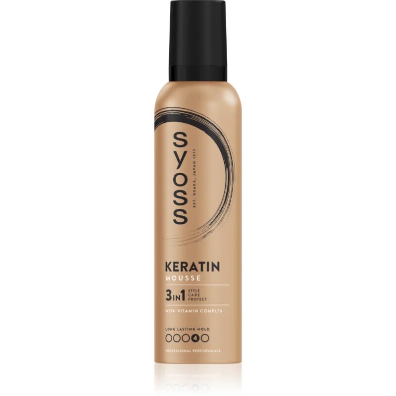 Syoss Keratin Mousse penasti utrjevalec za lase s keratinom 250 ml